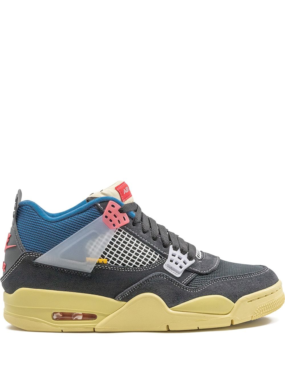 Union LA x Air Jordan 4 Retro  Off Noir  DC9533-001 Reps - Sneaker Replica Workshop
