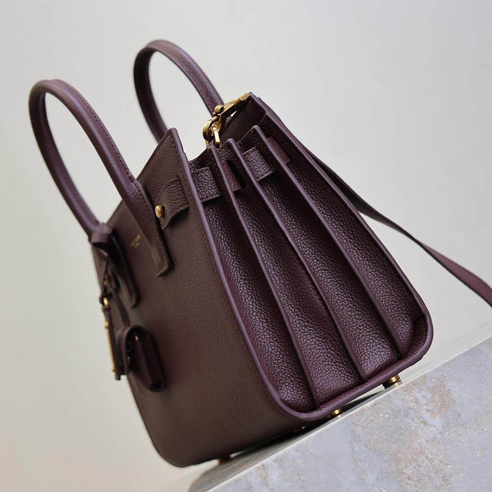 YSL SAC DE JOUR IN SUPPLE GRAINED LEATHER   BABY(HIGH-END GRADE) - Top Club