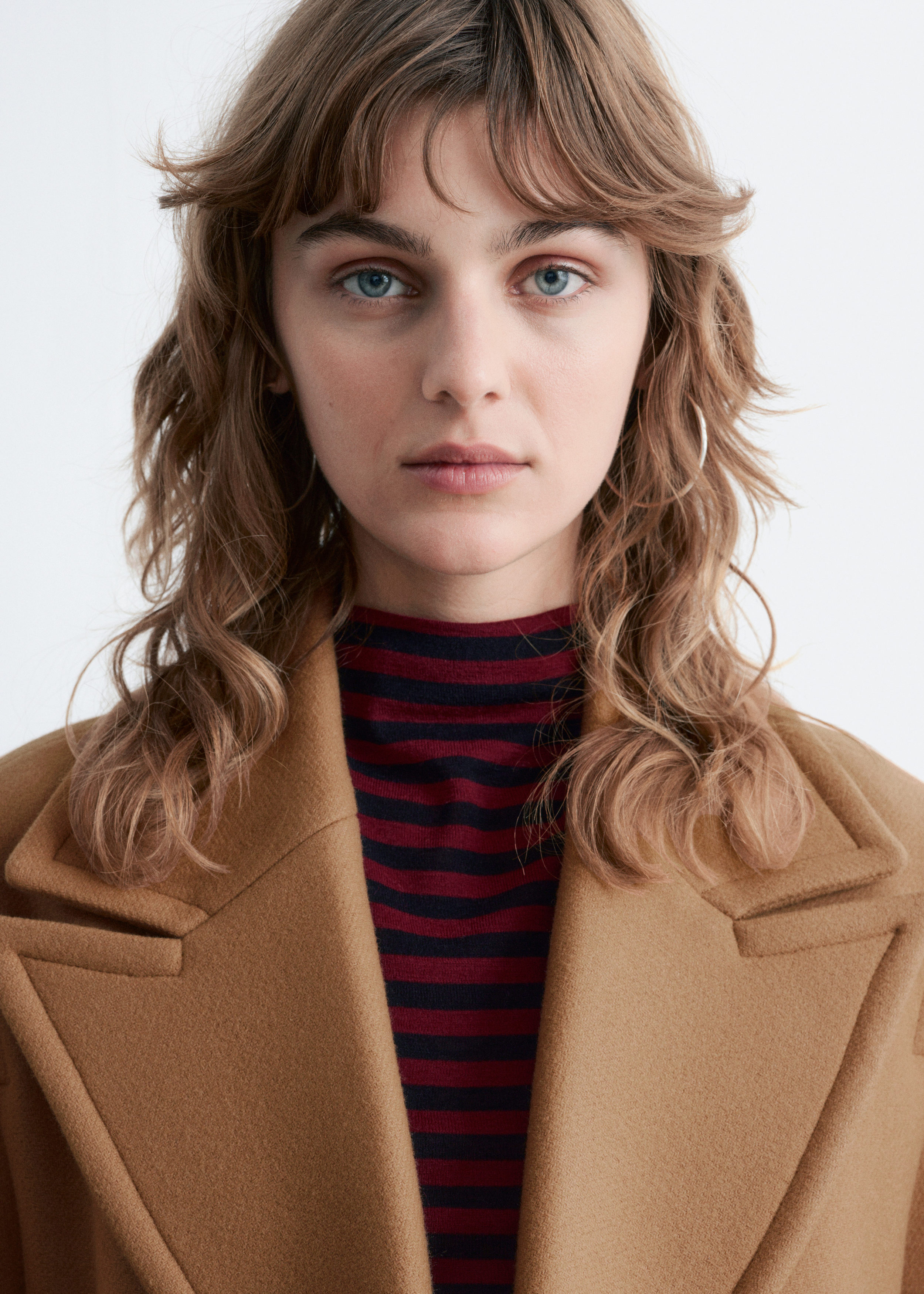 & Other Stories TAILORED WOOL PEA COAT