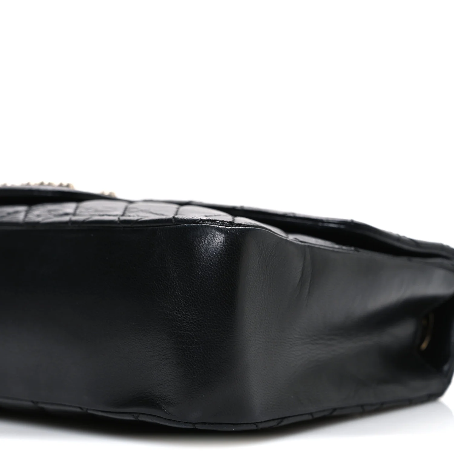 Lambskin Medium Westminster Pearl Flap Black - Top Club