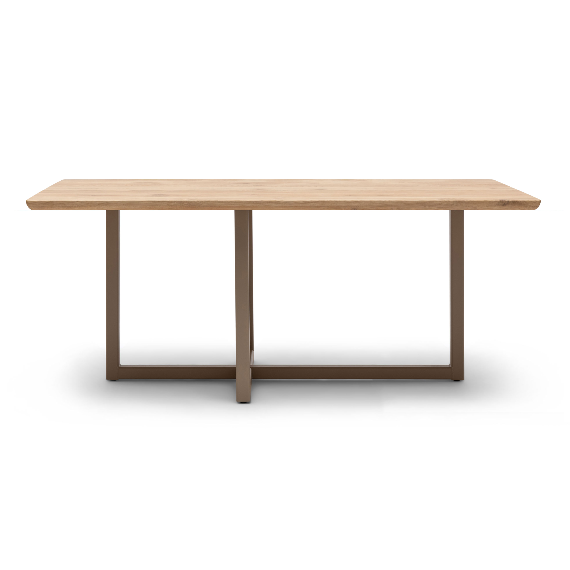 Eettafel Mylo groove naturel 180x100 cm