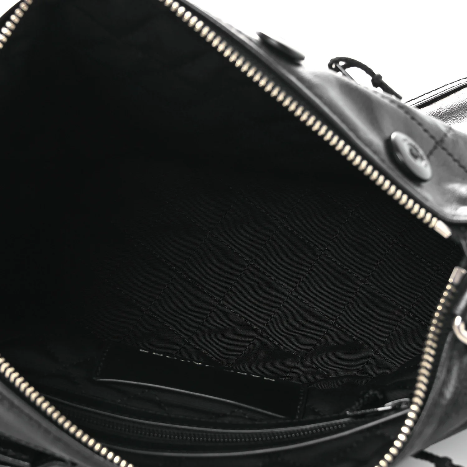 Goatskin The Large Cargo Bag Black - Top Club