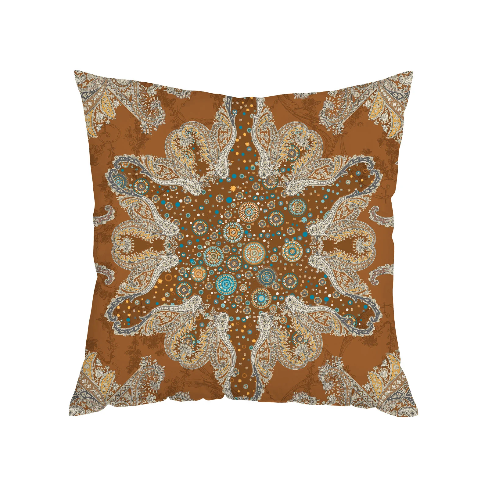 Cuscino Arredo In Cotone Serenissima Cm. 50X50 Ambra Caleffi