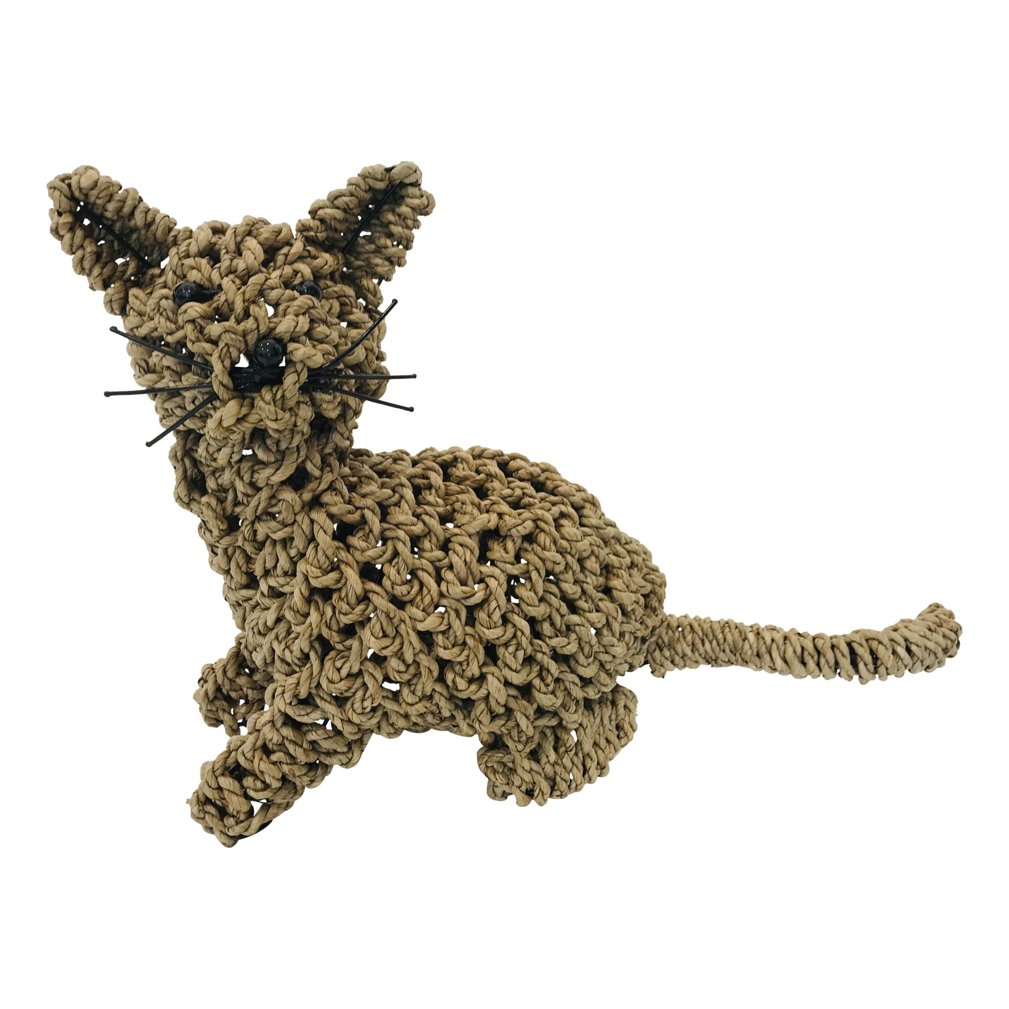 Hondje van touw Hondje 20cm zit