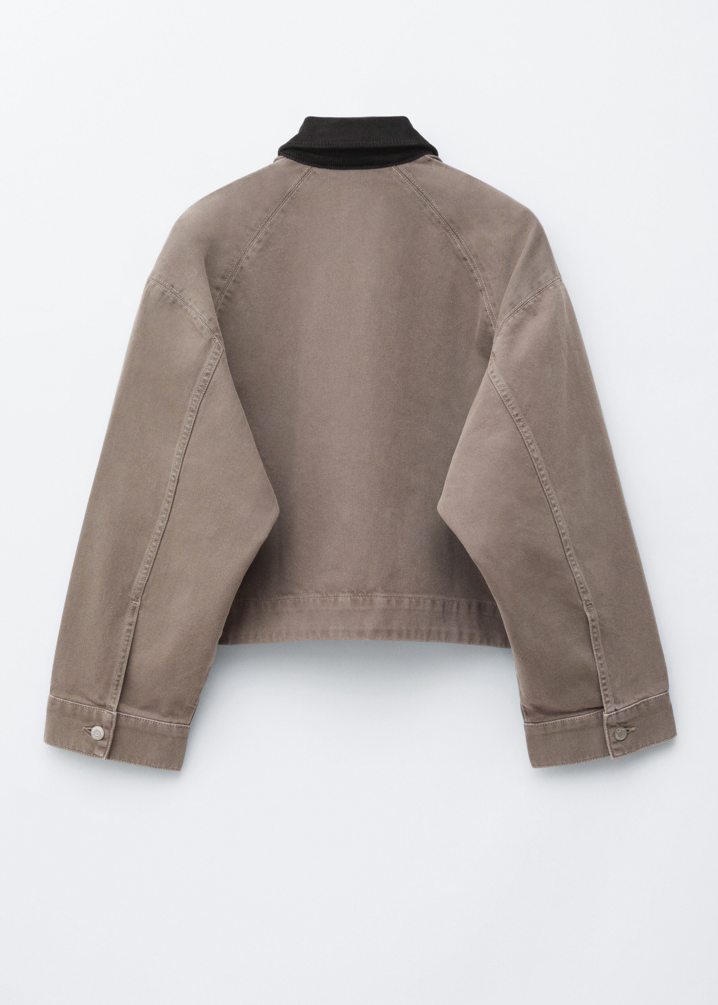 & Other Stories SHORT CORD-COLLAR DENIM JACKET