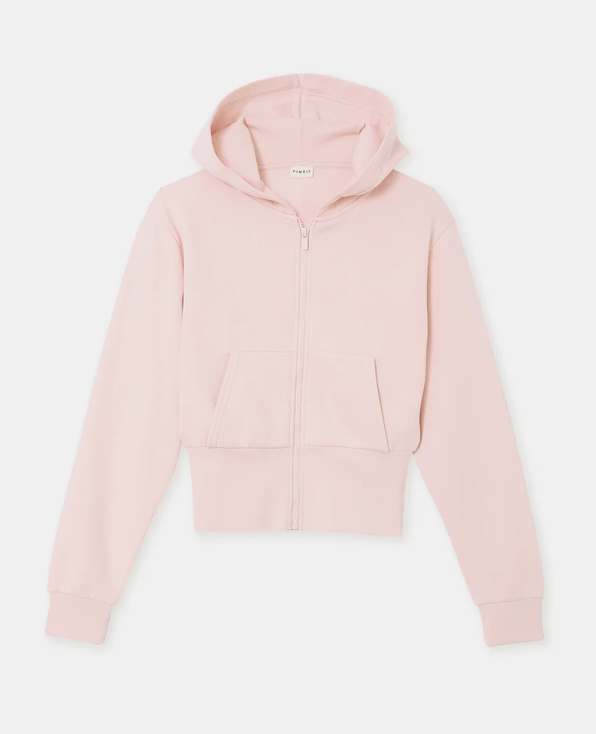 Pimkie Sweat court zippé avec capuche