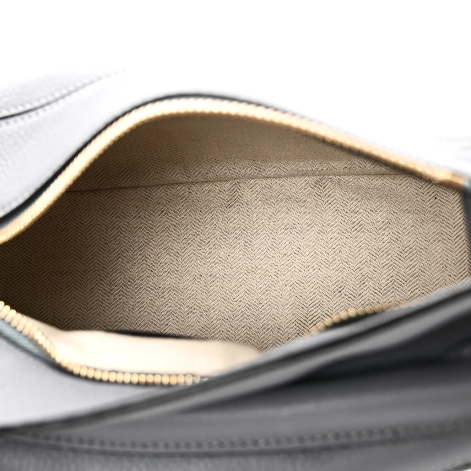 Soft Grained Calfskin Small Puzzle Bag Asphalt Grey - Top Club