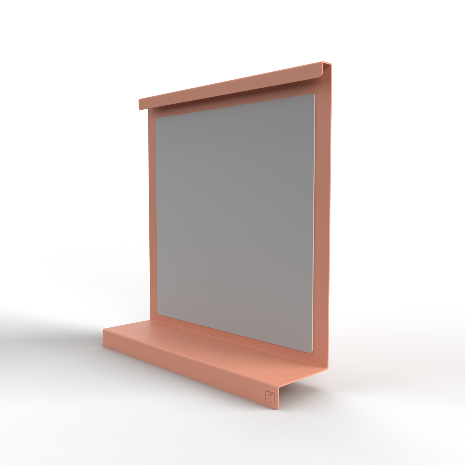 Steellish spiegel Murano S Beige Rood