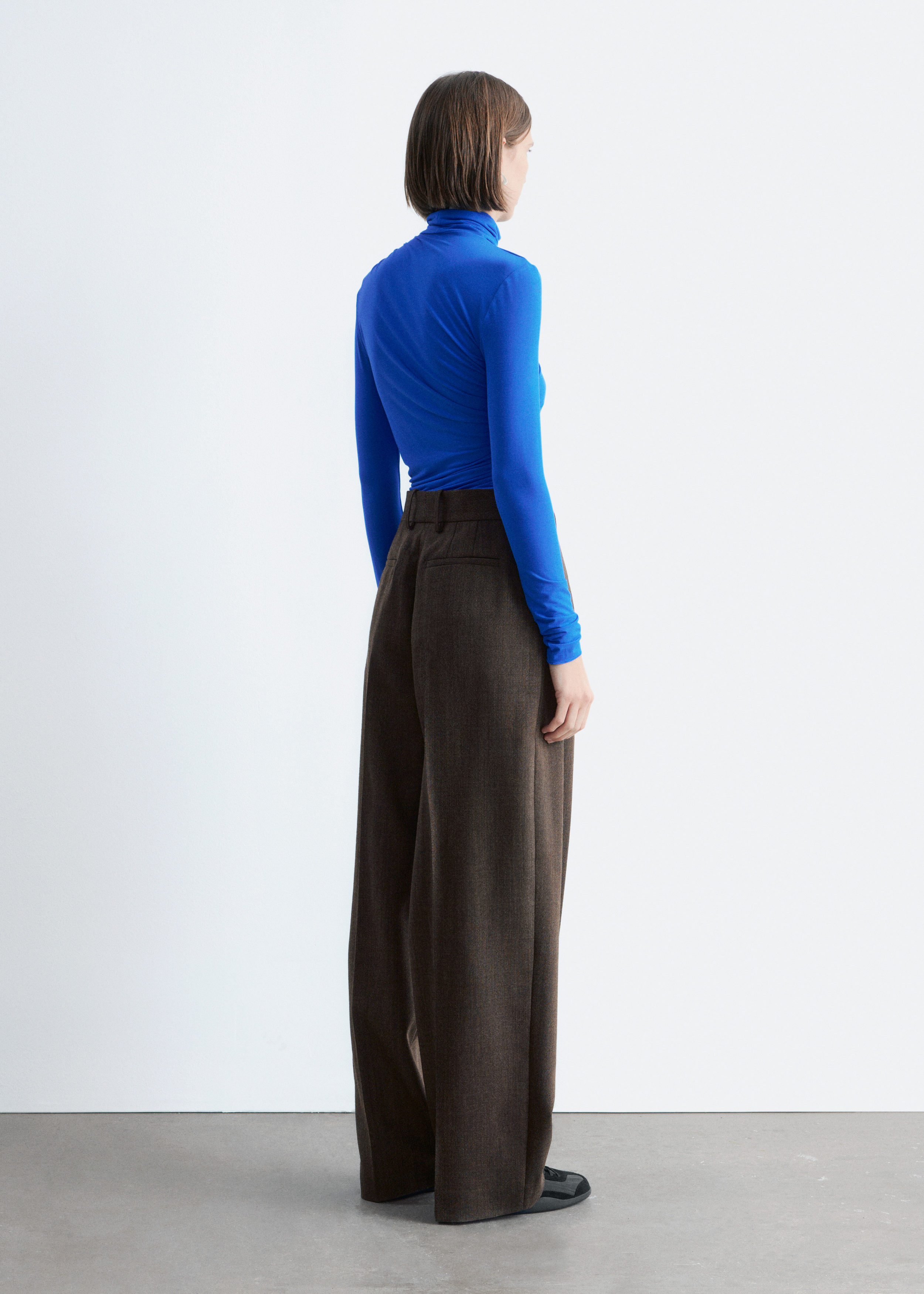 & Other Stories DRAPED TURTLENECK TOP