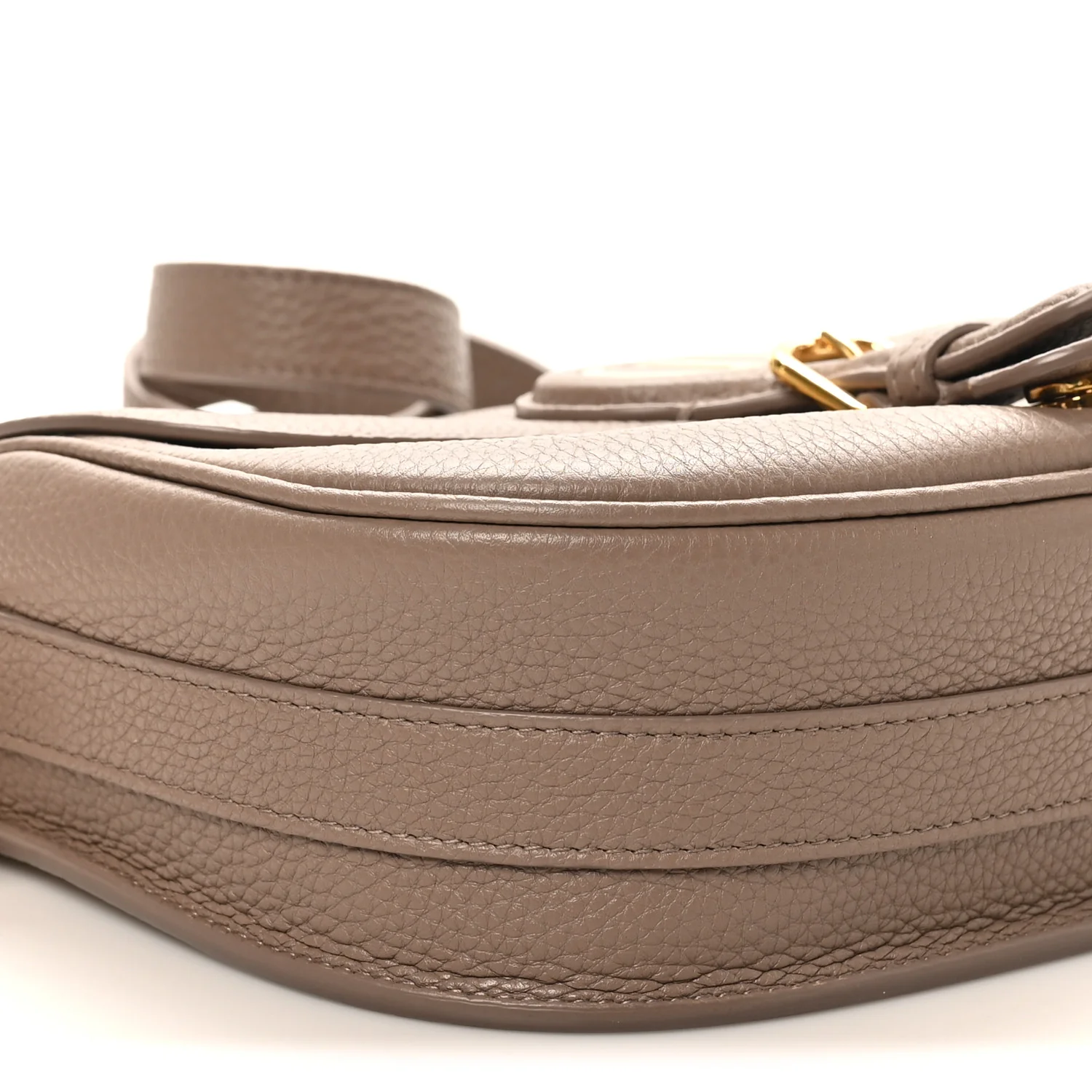 Grained Calfskin Medium Bobby Flap Warm Taupe - Top Club