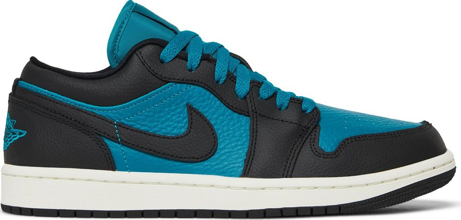 Wmns Air Jordan 1 Low SE  Split   Bright Spruce  DR0502-300 - Sneaker Replica Workshop