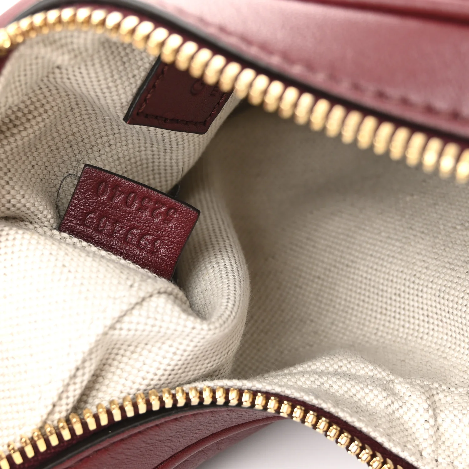 Aria Calfskin Web Small Attache Shoulder Bag Rosso Ancora - Top Club