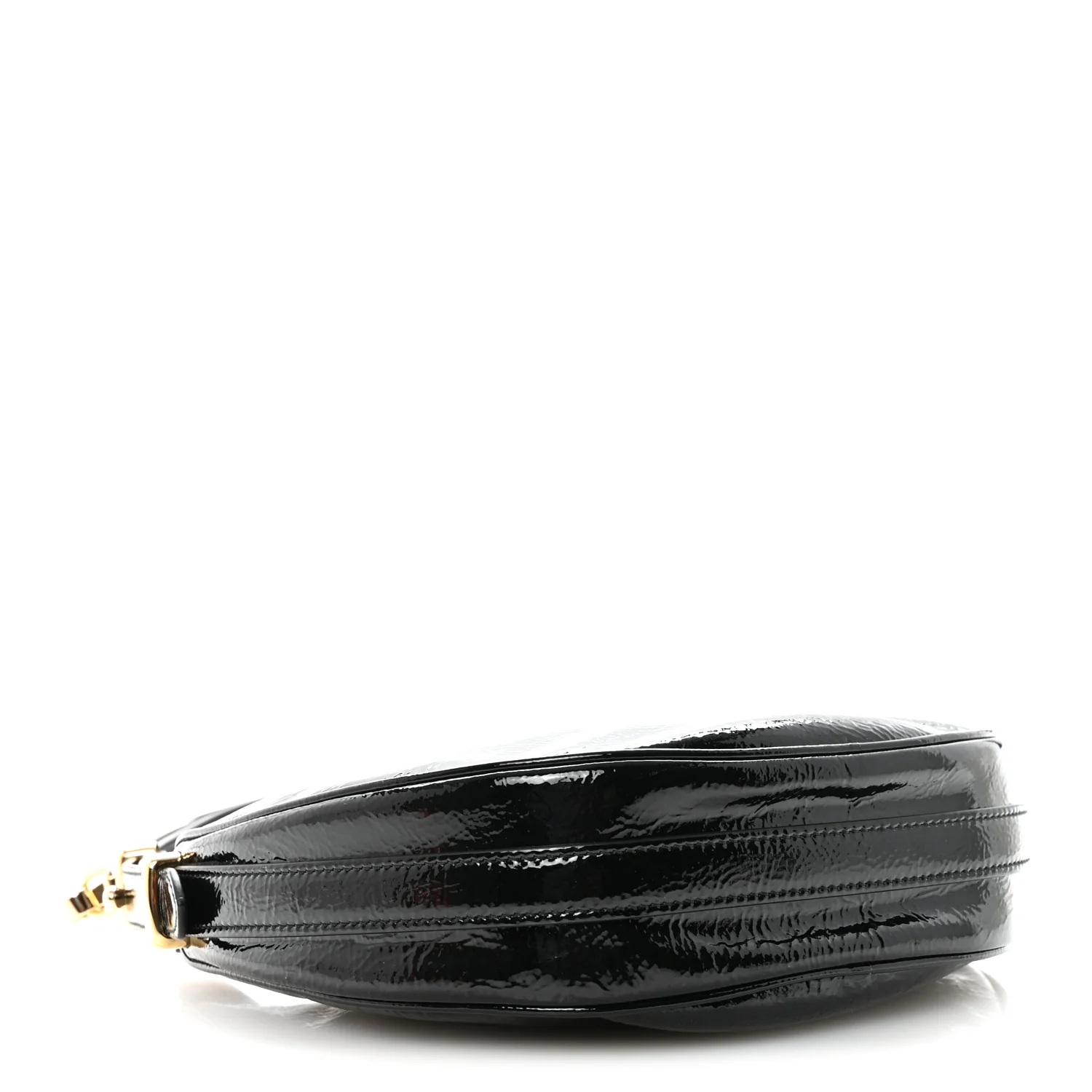 Patent Naplak Arque Shoulder Bag Black - Top Club