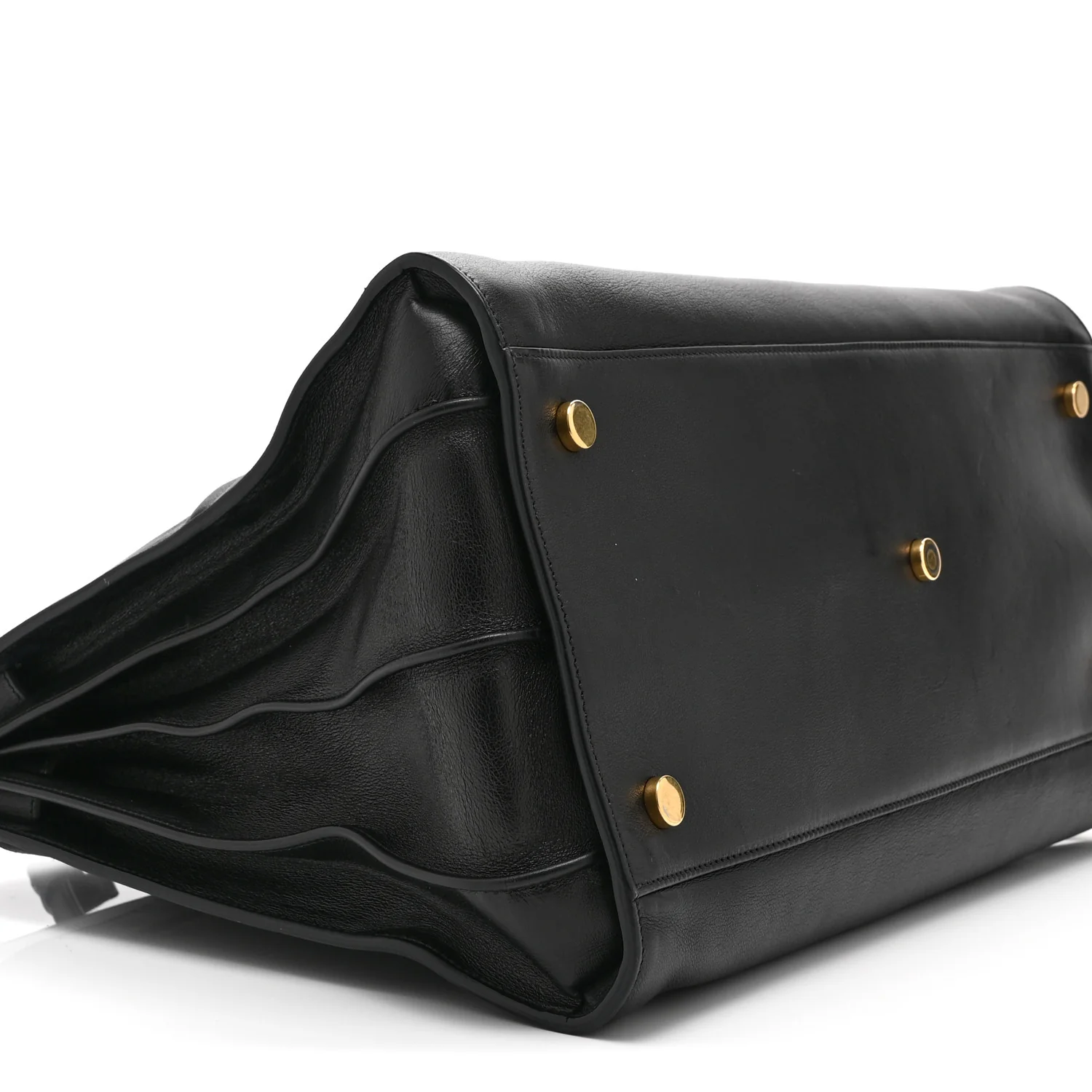 Calfskin Large Sac de Jour Carryall Black - Top Club