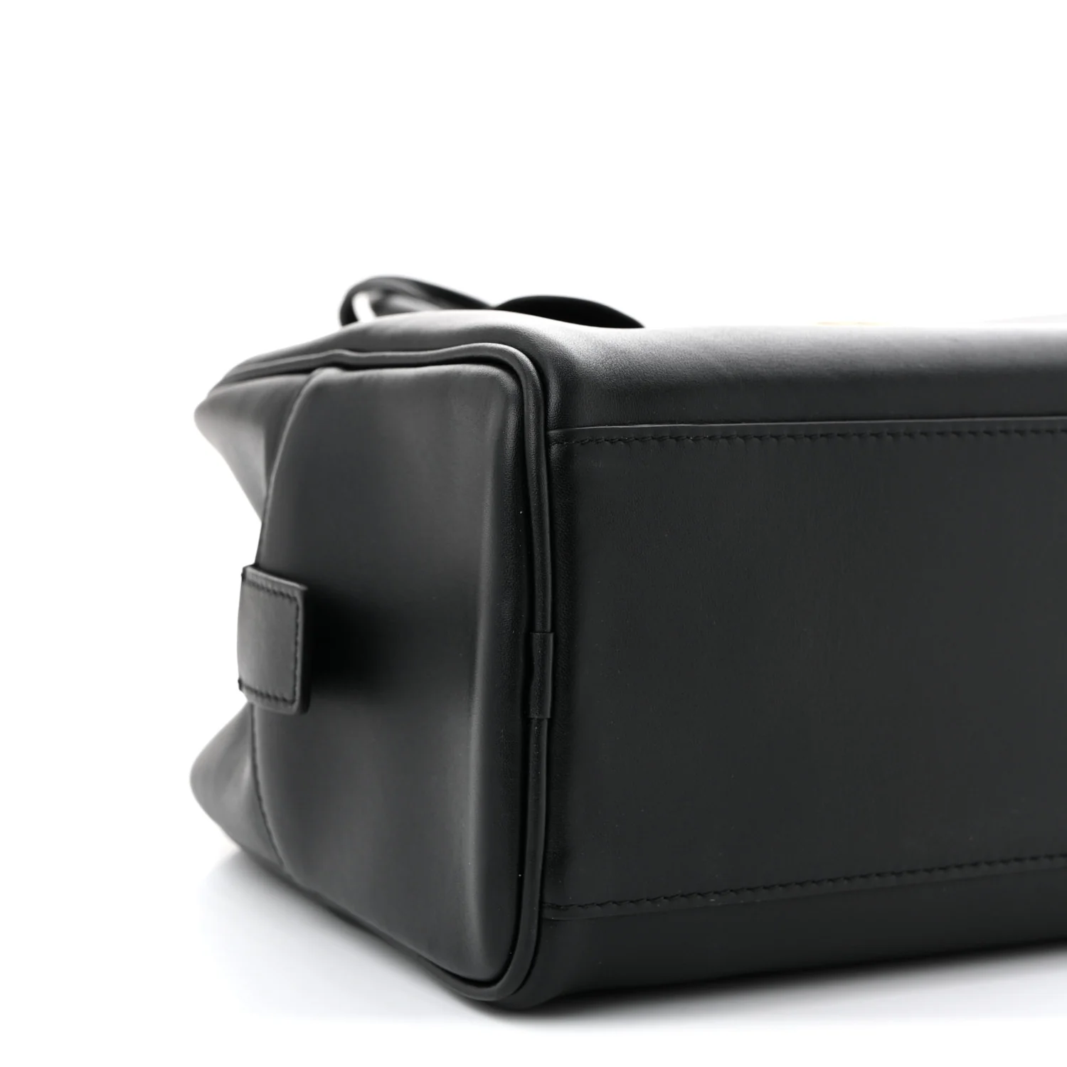Calfskin Large Perfect Bowling Bag Black - Top Club