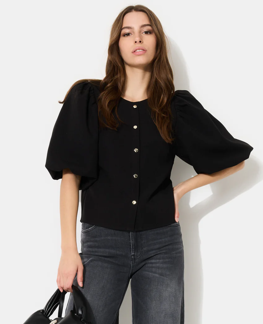 Pimkie Blouse boutonnée manches ballons