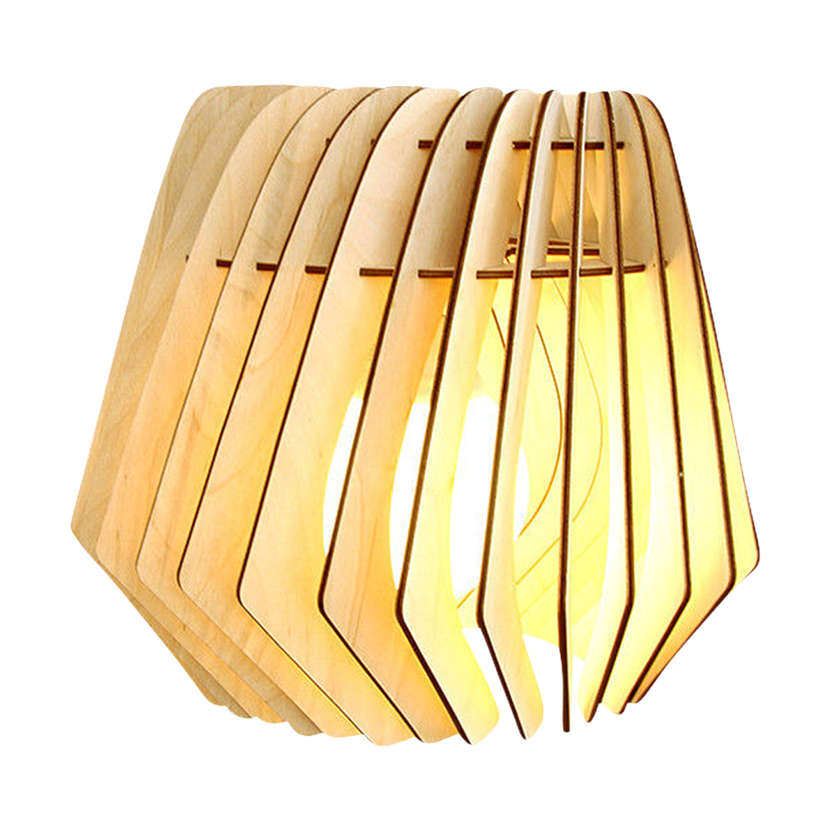 Spin M houten lampenkap medium