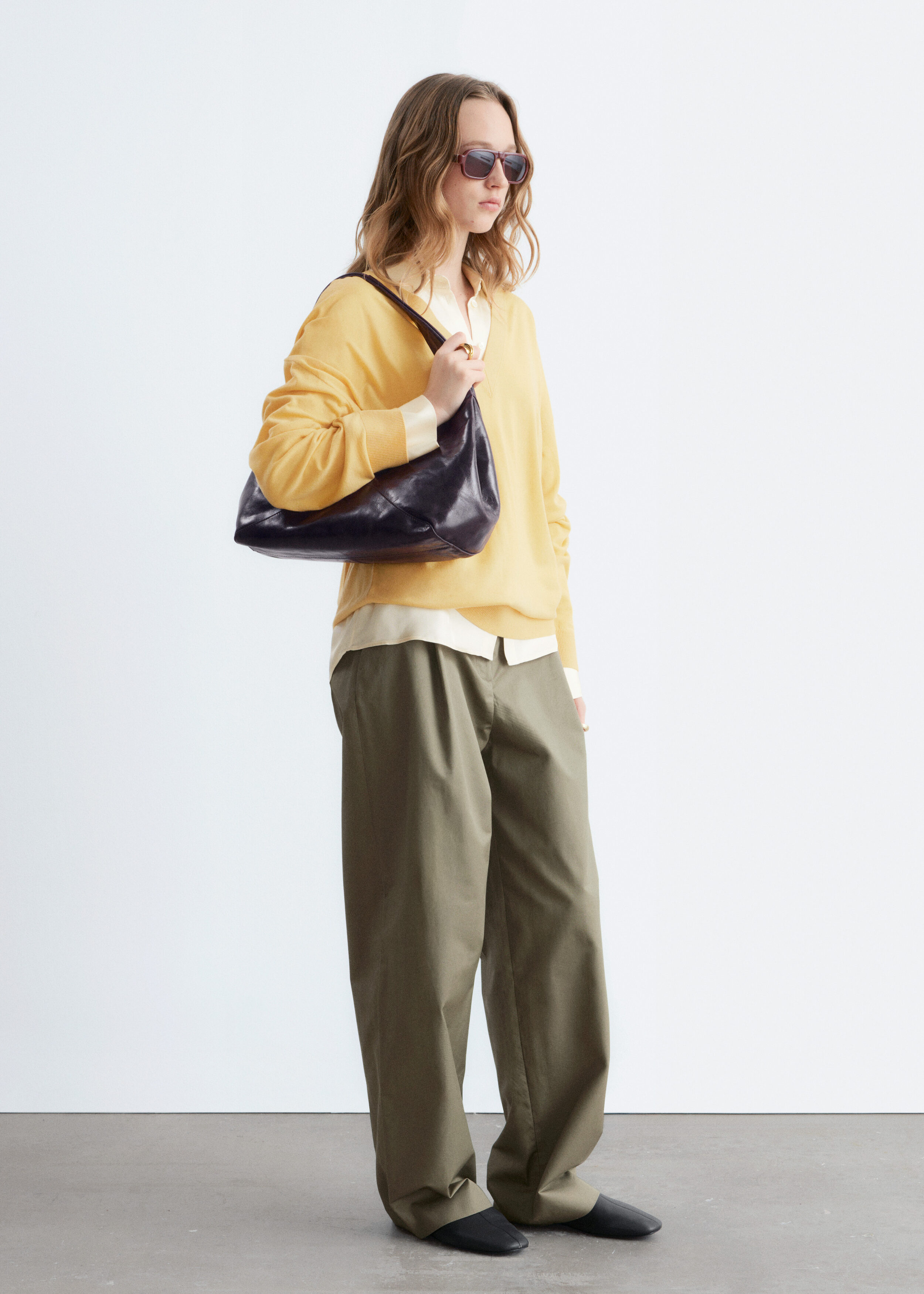 & Other Stories PLEATED COTTON TROUSERS