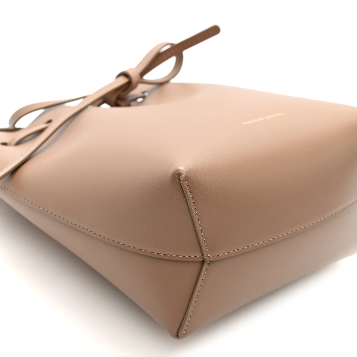 Calfskin Mini Mini Bucket Bag Biscotto - Top Club