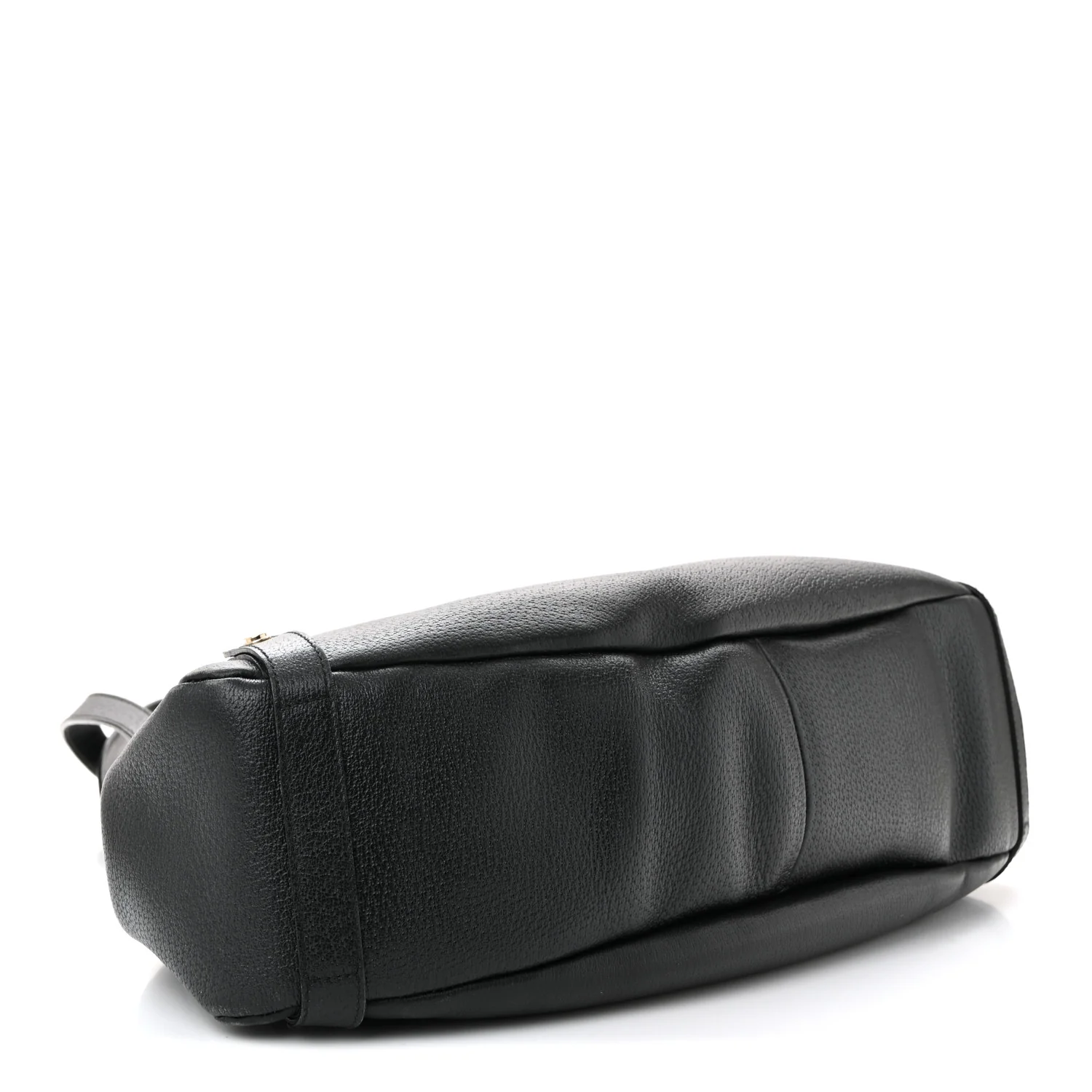 Calfskin Medium Abbey Shoulder Bag Black - Top Club
