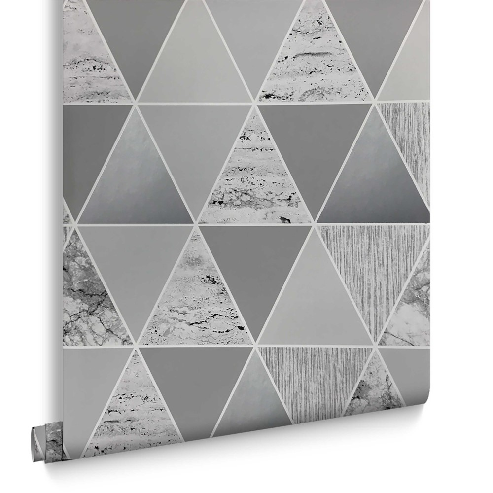 Graham & Brown  vliesbehang  Reflections  Zilver Graham & Brown  vliesbehang  Reflections  Zilver