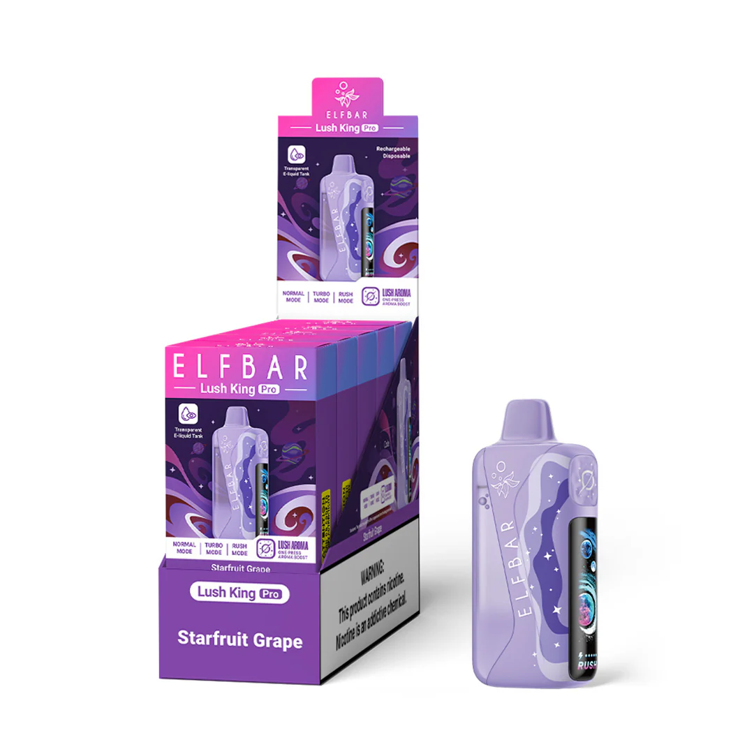 ELFBAR Lush King Pro Rechargeable Disposable Vape (All Flavours)