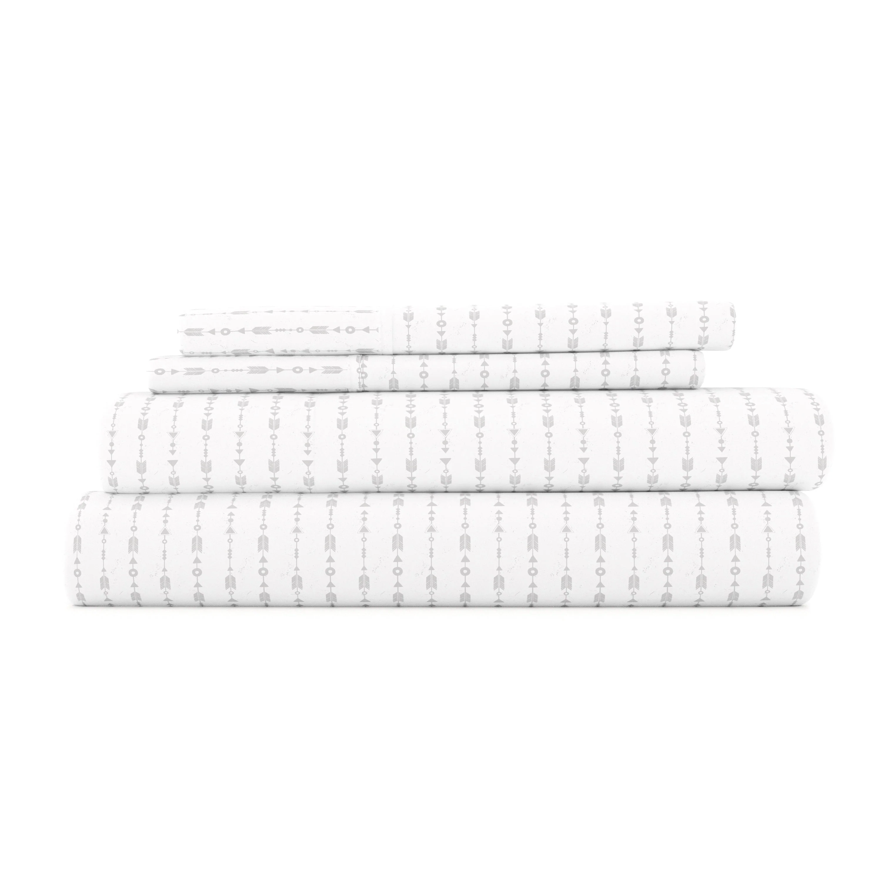 Beaded Arrows Pattern 4-Piece Sheet Set - Sale