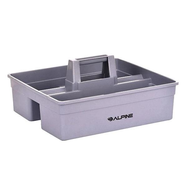 Large 3-Compartment Plastic Cleaning Caddy Case Pack Of 15 Pcs, 1 Large, 2 Small Compartments - Victorias Cleaning and Janitor