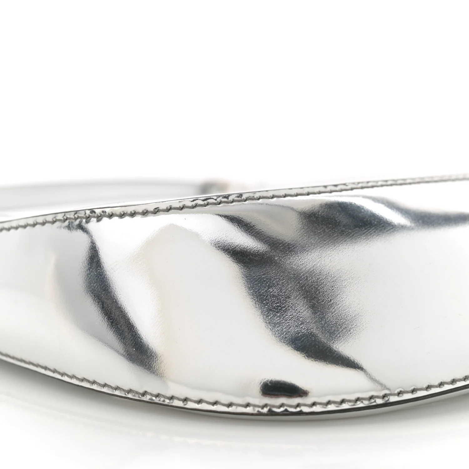 Spazzolato Cleo Shoulder Bag Argento - Top Club