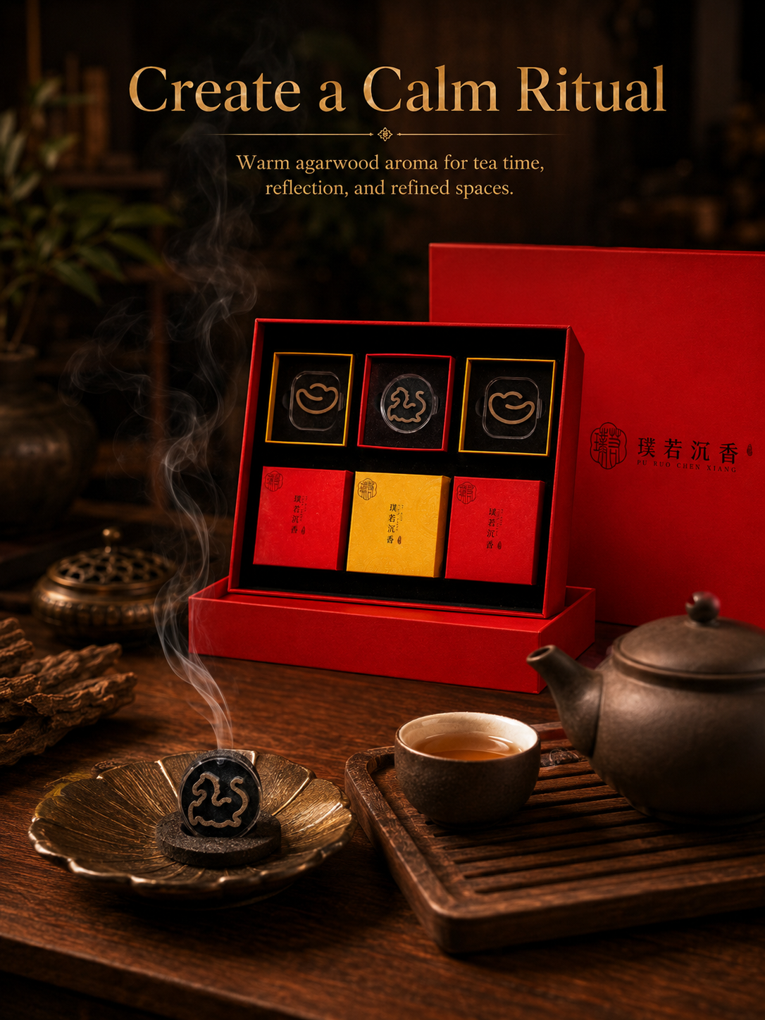 Premium Agarwood Incense Gift Set – Ma Ta Xiang Yun Edition