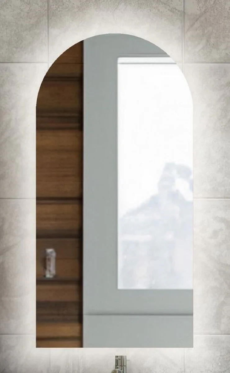 Luxury bathroom mirror 60 x 3 x H. 120 cm - Wall mirror with LED backlight - Bathroom furniture - Bathroom accessories - Luxury furniture