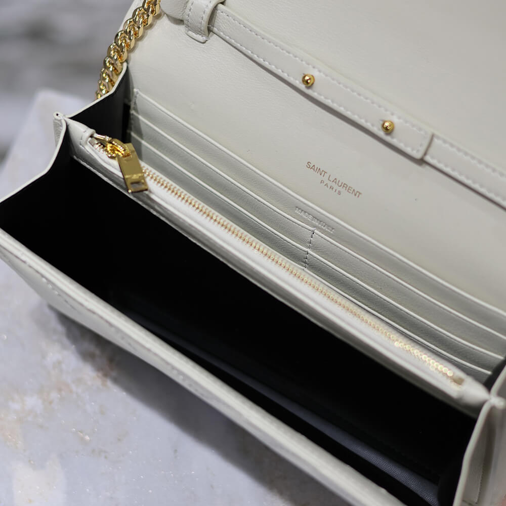 YSL cassandre chain wallet in lambskin - Top Club