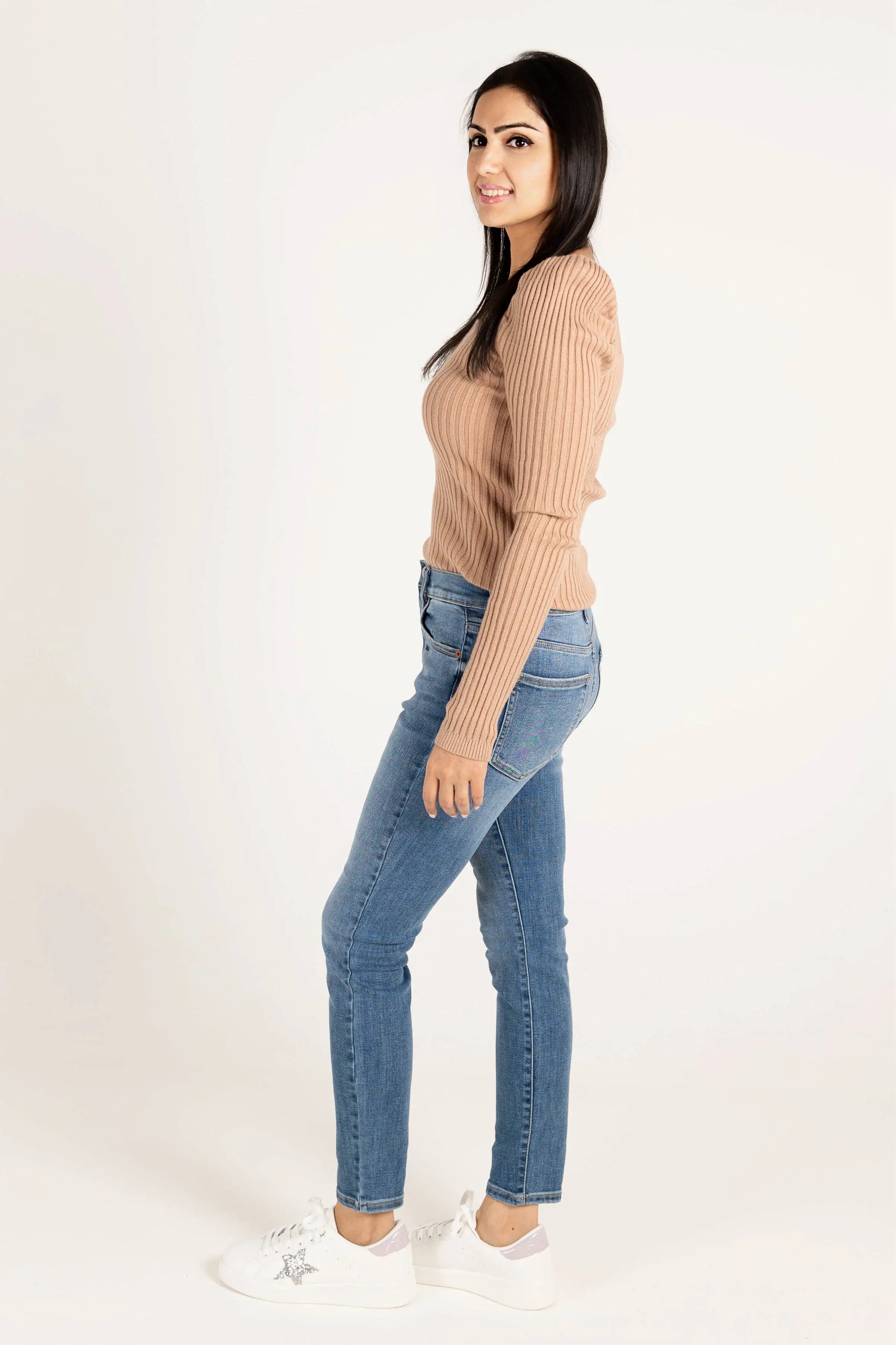High Rise Skinny Jeans - ALJEGJ