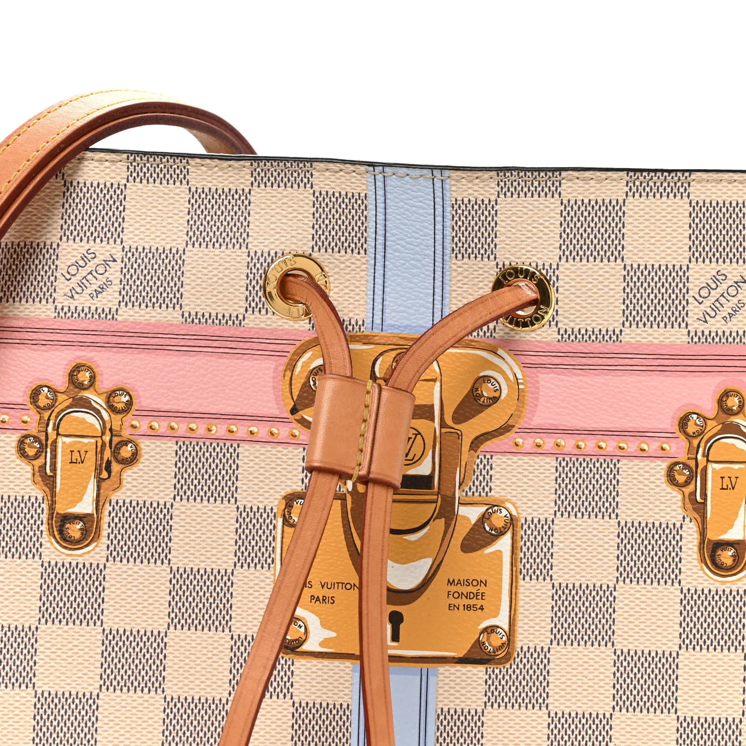 Damier Azur Summer Trunks Neonoe - Top Club