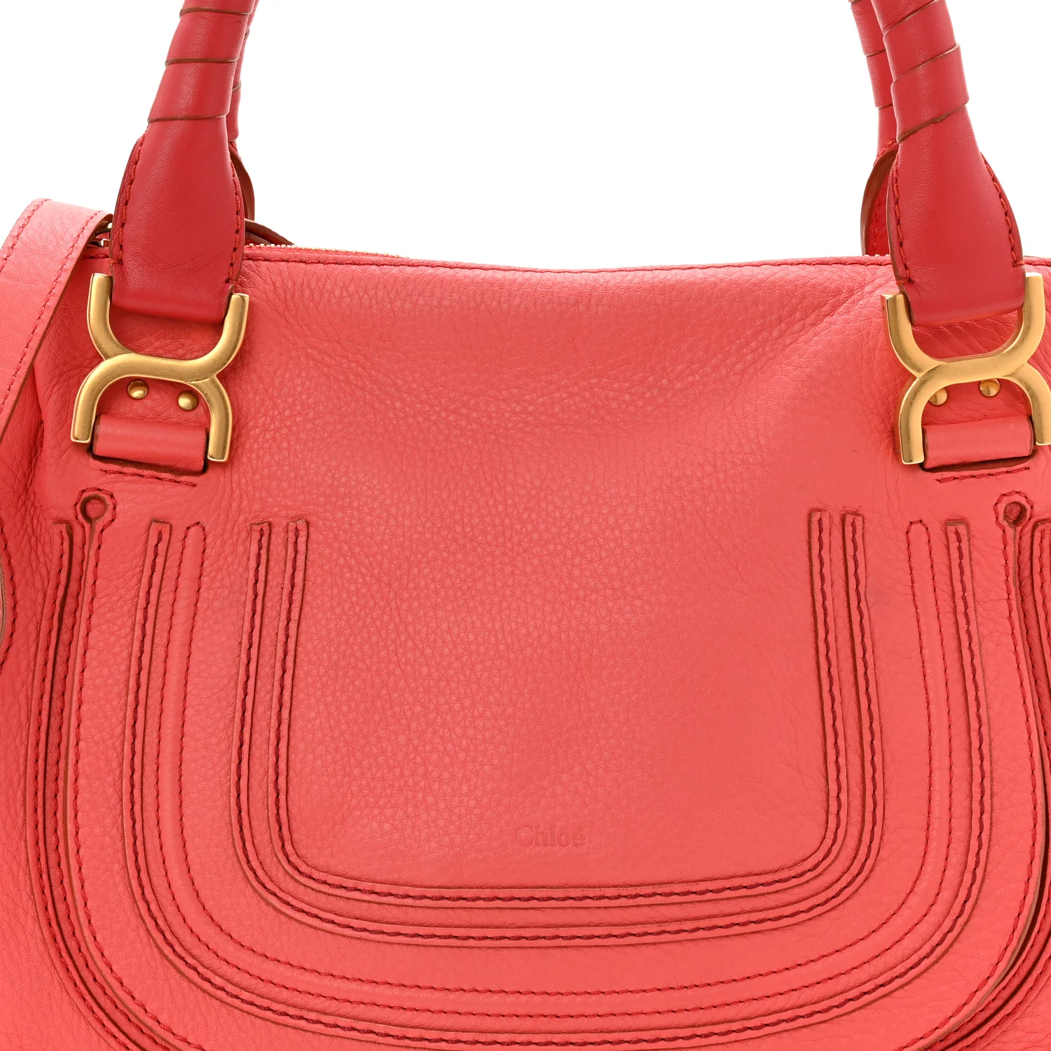 Calfskin Small Marcie Satchel Paradise Pink - Top Club