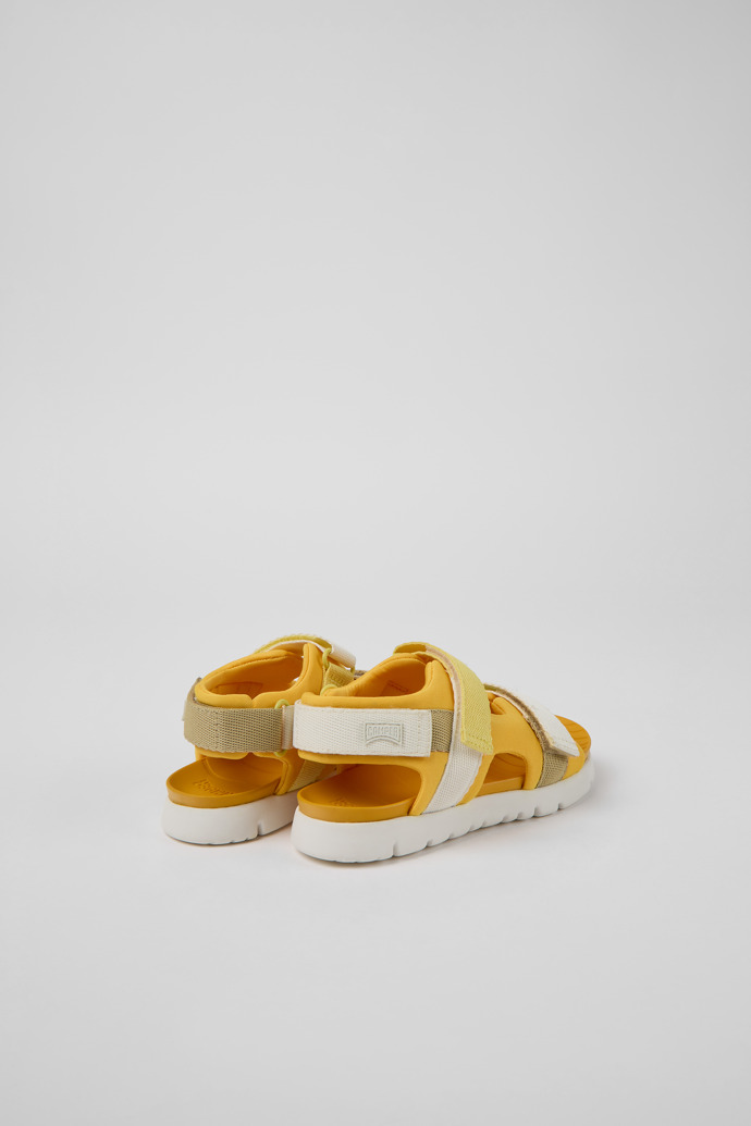 Twins Orange Fabric Sandals for Boys