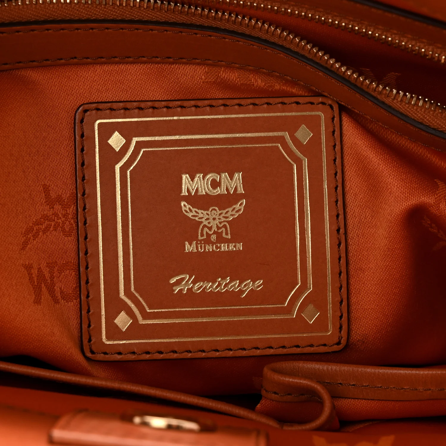 Visetos Large Munchen Tote Cognac - Top Club
