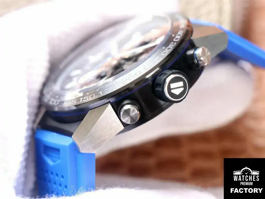 TAG Heuer Carrera CAR2A1T.FT6052 XF Factory Blue Strap