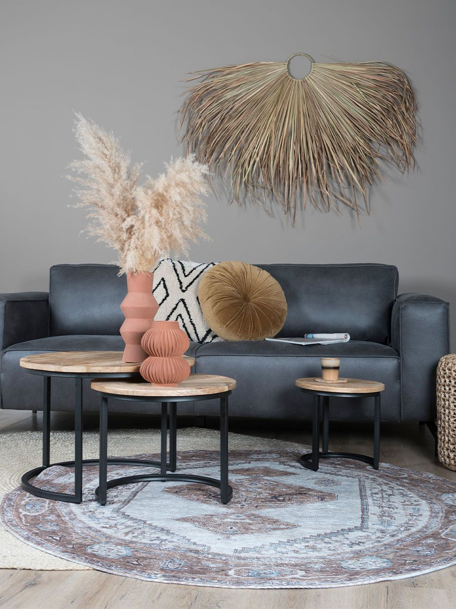 Karaca brown Rond 200 cm