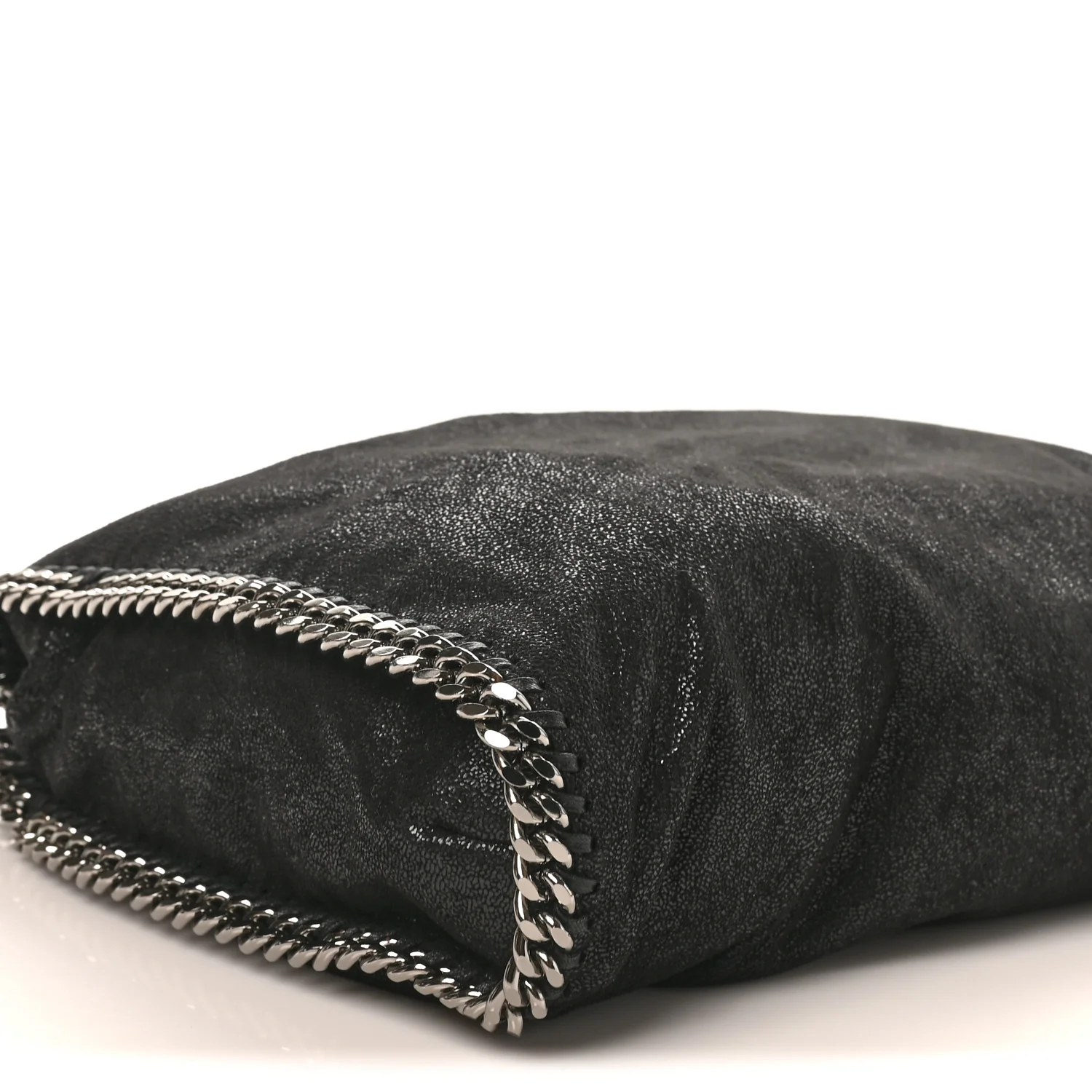 Shaggy Deer Falabella Fold Over Tote Black - Top Club