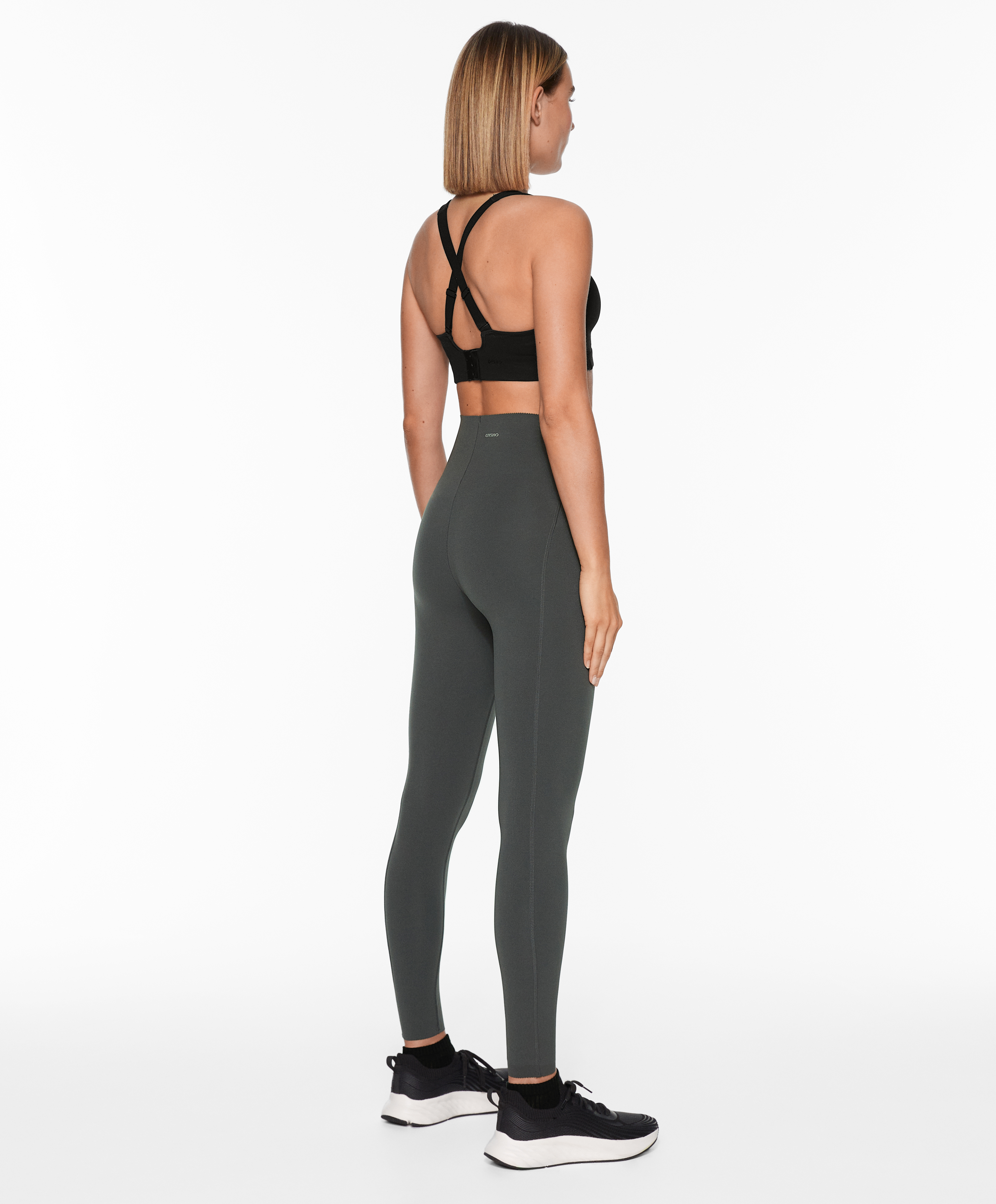 OYSHO Compressive core control ankle-length leggings
