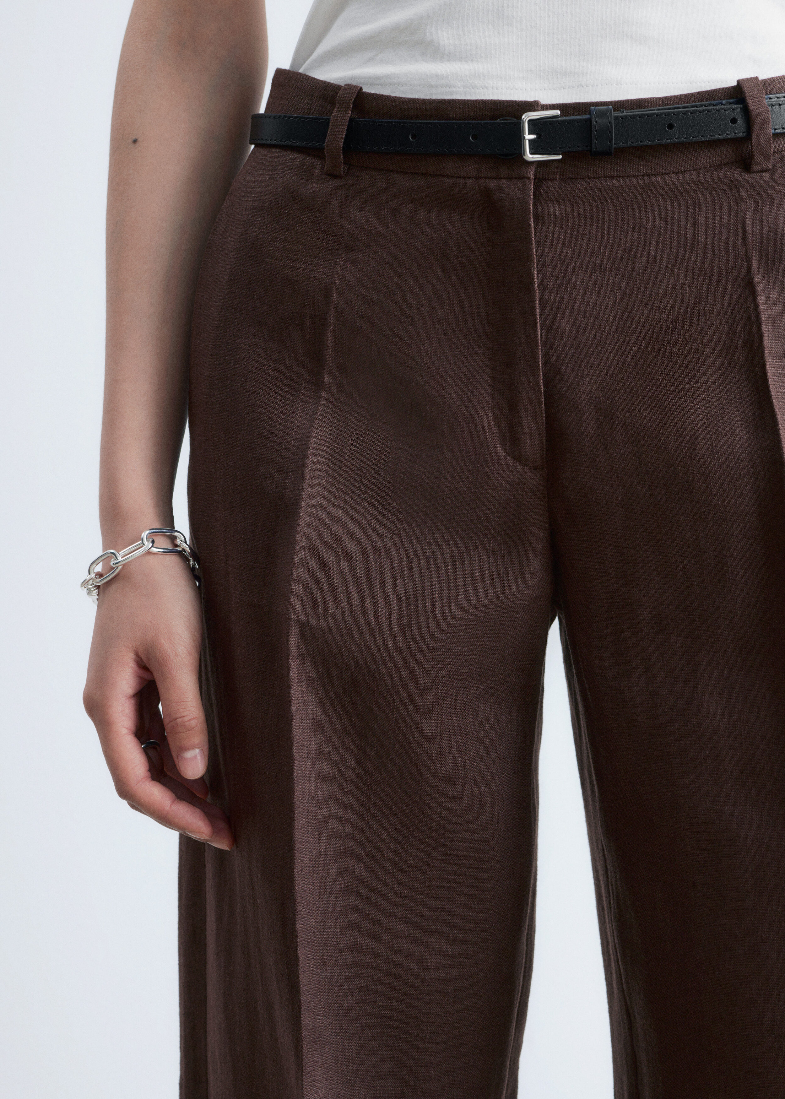 & Other Stories TAILORED LINEN TROUSERS