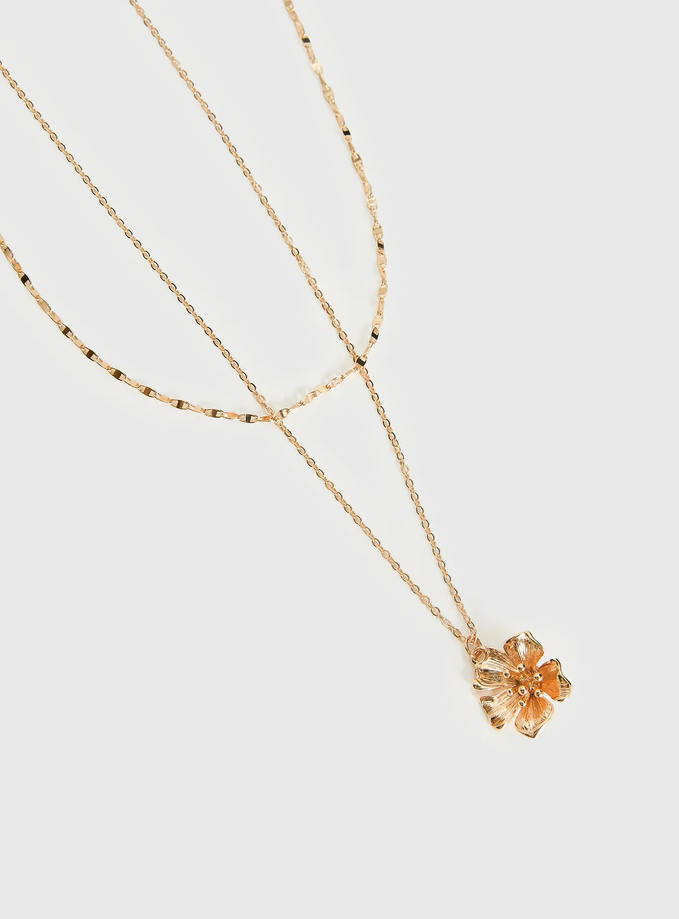 Osias Hibiscus Necklace Pack Gold