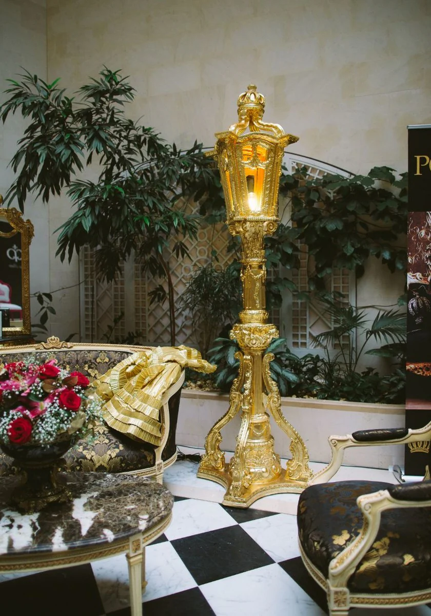Pompöös by Baroque Lantern / Floor Lamp Gold - Pompöös Baroque Lantern designed by Harald Glööckler
