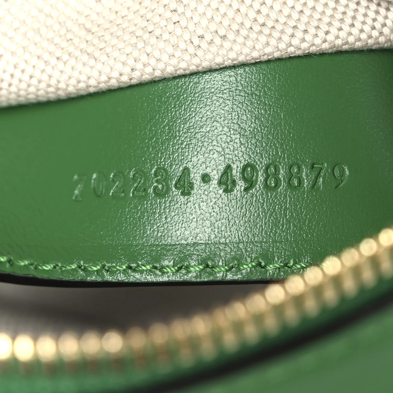 Calfskin GG Matelasse Shoulder Bag Spring Green Natural - Top Club