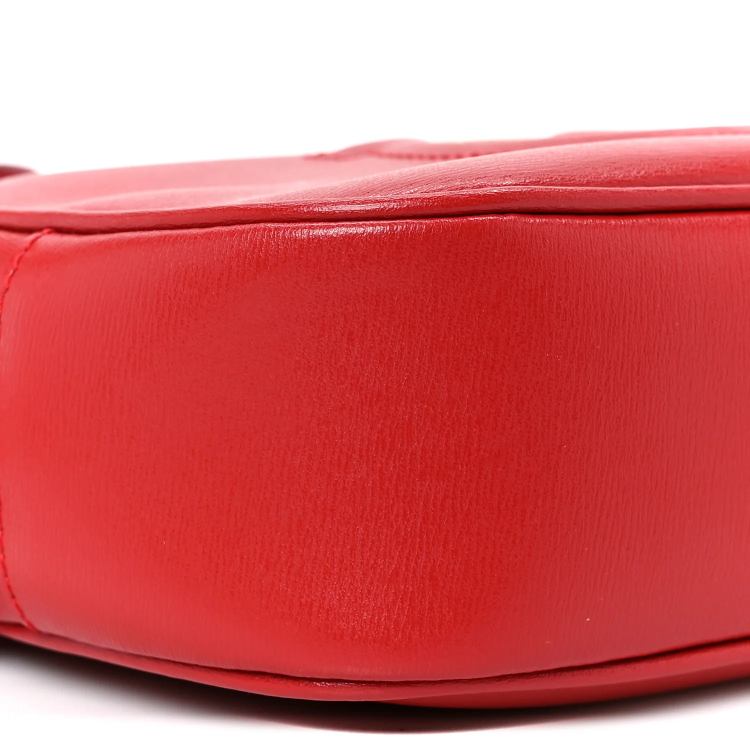 Calfskin Gancini Camera Crossbody Bag Red - Top Club