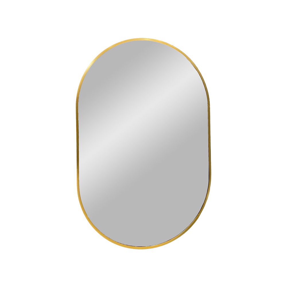 Wandspiegel Lize ovaal goud - 80 x 50 cm Lize wandspiegel ovaal goud - 80 x 50 cm