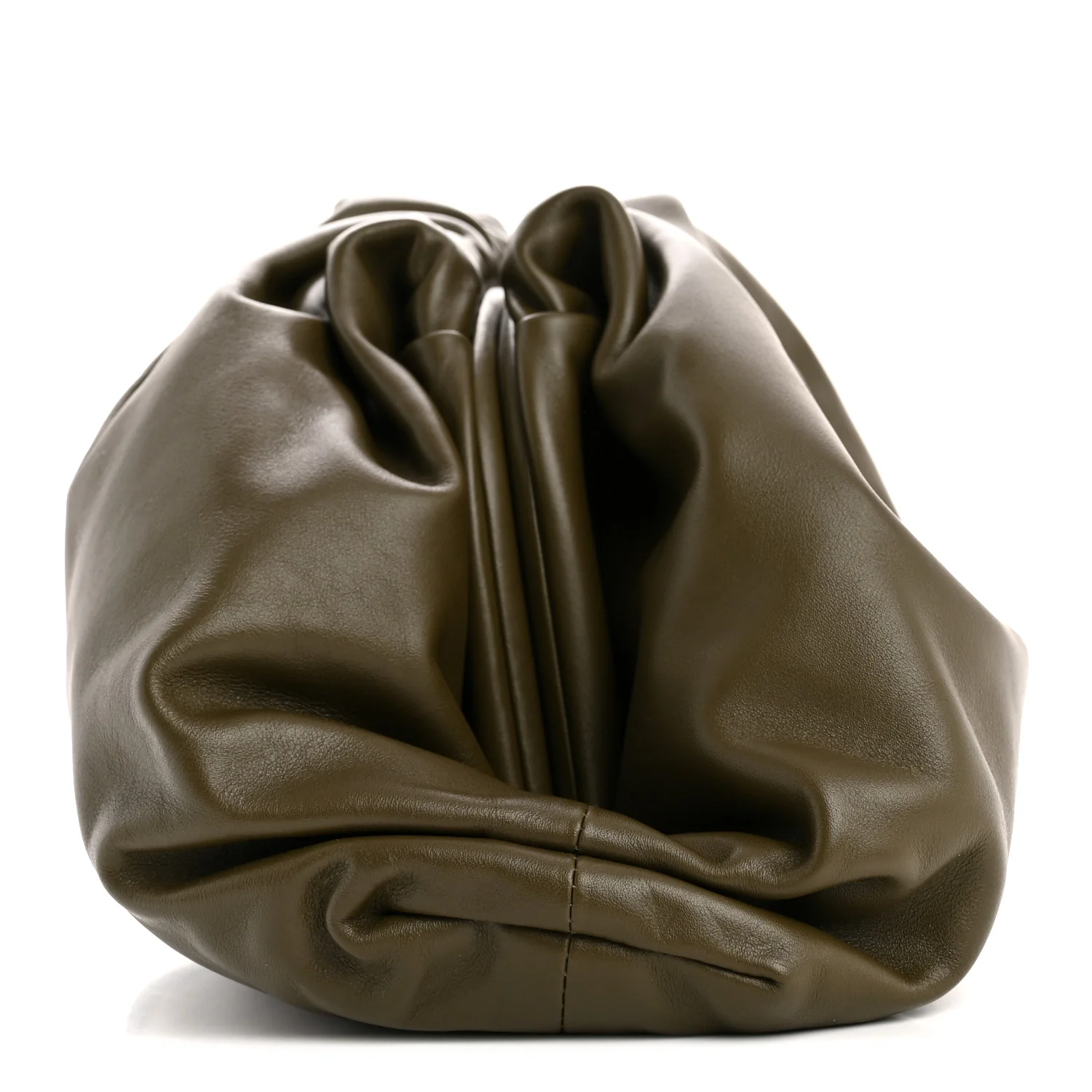 Smooth Butter Calf The Pouch Oversized Clutch Mustard - Top Club