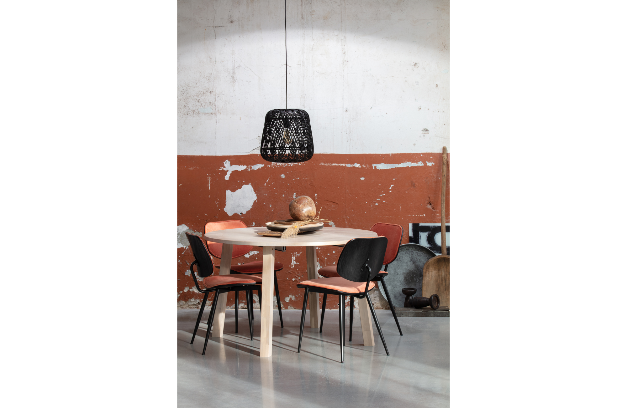 Hanglamp Moza 36x36cm - Zwart
