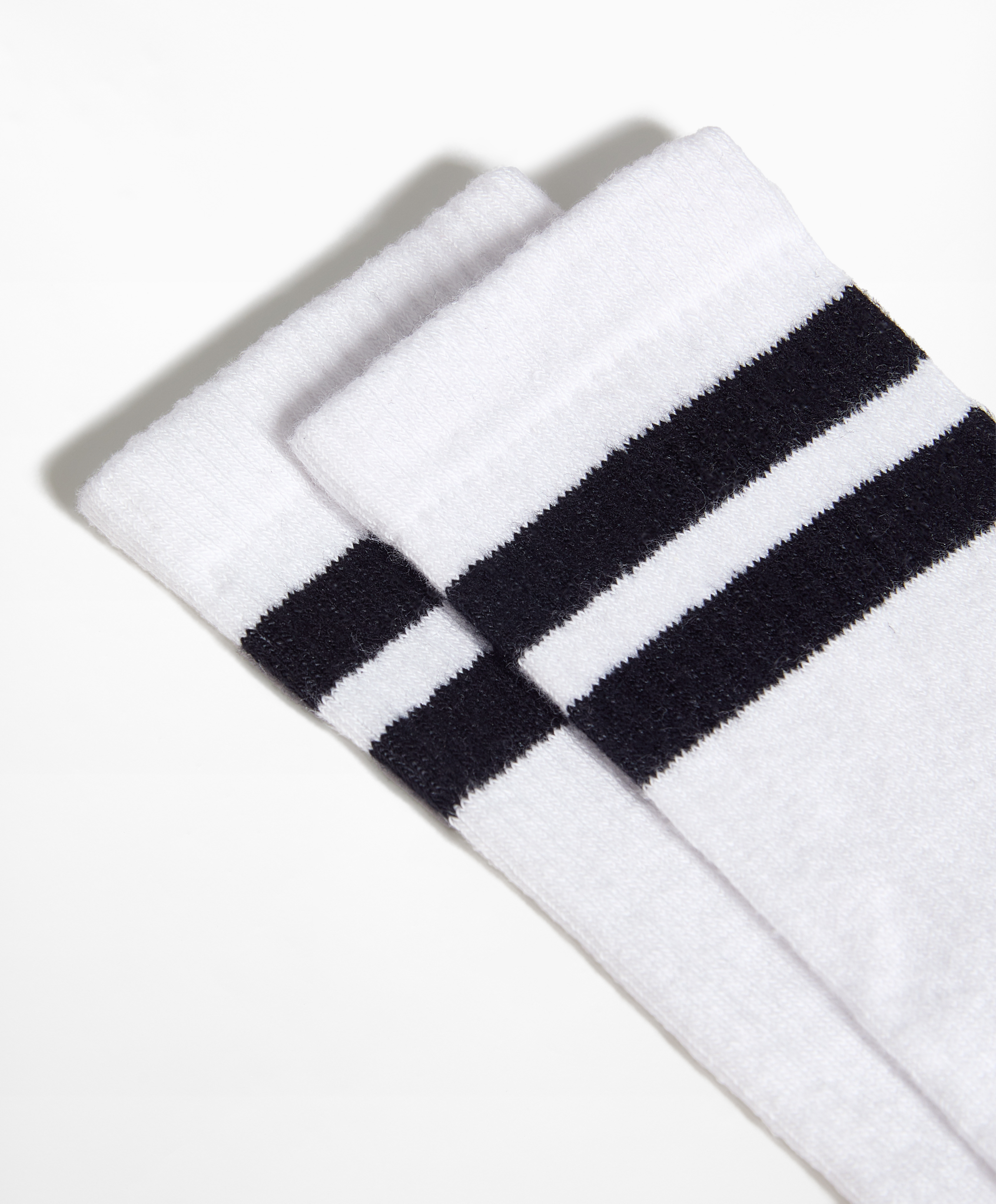 OYSHO Stripe rib classic sports socks in a cotton blend